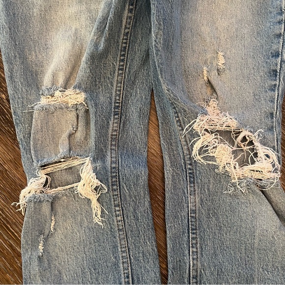 Abercrombie & Fitch Distressed Skinny High Rise Jeans Size 28 / 6s - Picture 9 of 15
